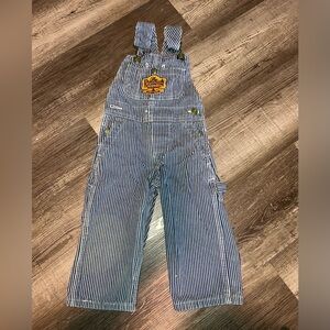2T Blue Striped Overalls Big Smith Conductor Durango & Silverton Railroad patch
